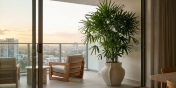 Palmeira ráfia: elegância e praticidade para apartamentos