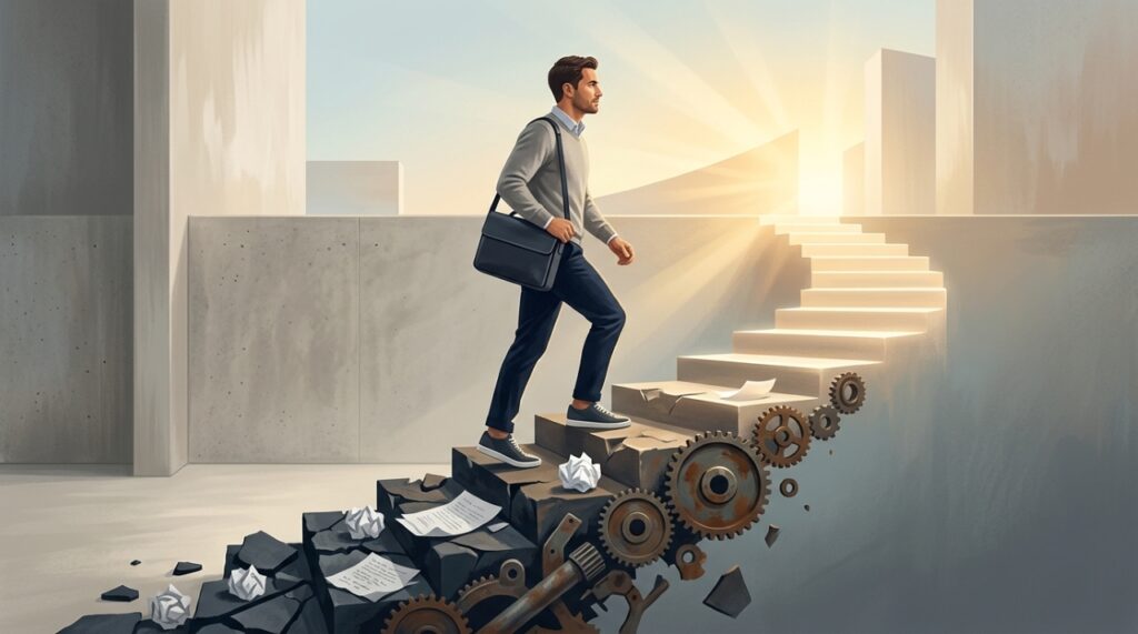 Adotar uma mentalidade experimental ajuda a transformar os erros inevitáveis em combustível para o aprendizado contínuo e a inovação.