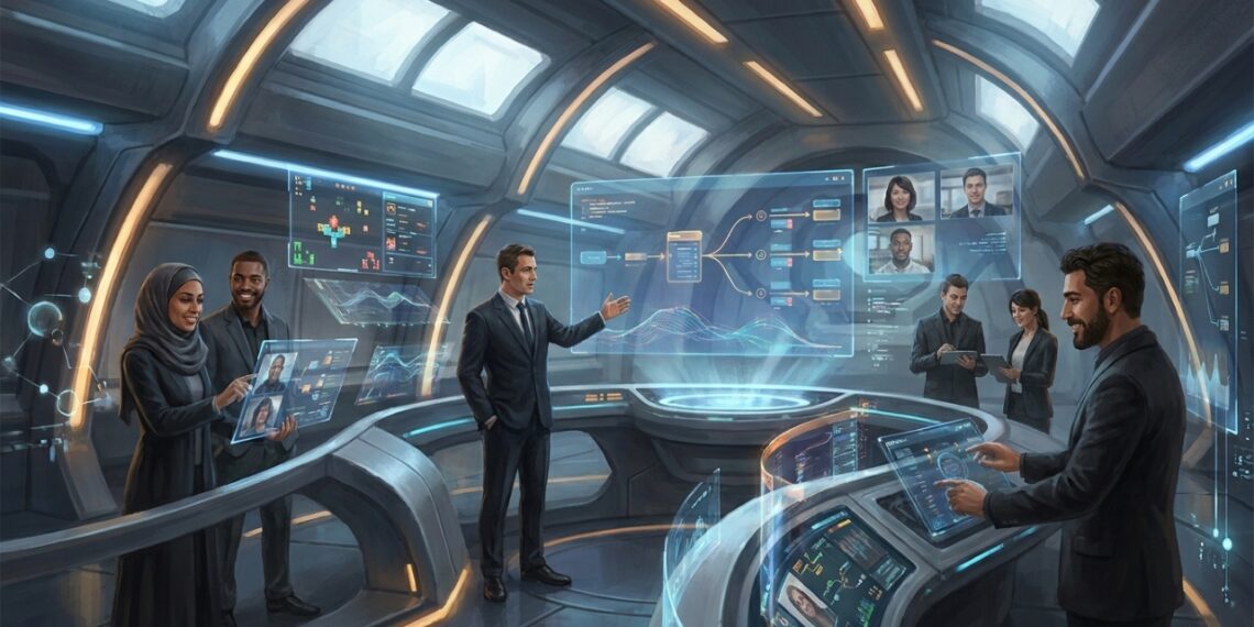 A comunicação síncrona e objetiva é fundamental para manter o engajamento e a produtividade em times virtuais modernos.