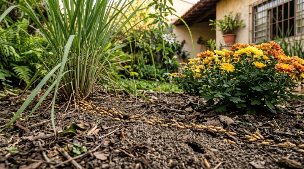 A harmonia entre o controle fitoecológico e o design de exteriores preserva as estruturas externas e valoriza a residência.