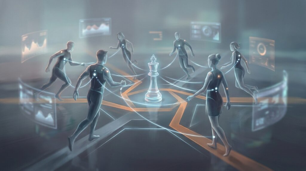A fluidez na articulação de objetivos comuns define o sucesso da gestão de capital humano no cenário digital atual.