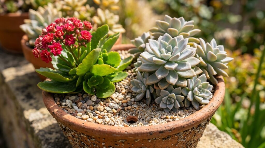 Um substrato bem drenado e a exposição solar adequada garantem a multiplicação acelerada e florações deslumbrantes o ano inteiro.