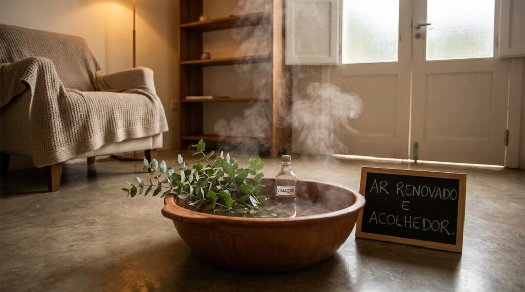 O uso do vapor terapêutico melhora o bem-estar respiratório da família e substitui os sprays comerciais repletos de fragrâncias sintéticas.