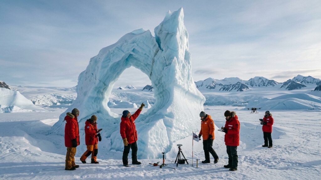 Estrutura gigante escondida sob o gelo da Antártida pode mudar a história do continente