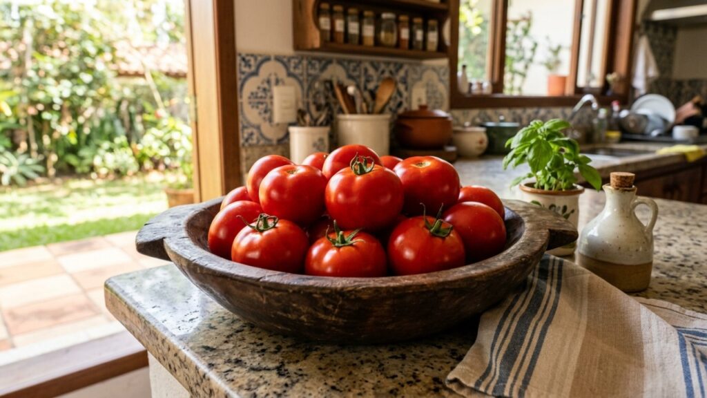 Pare de guardar o tomate maduro na gaveta fria da geladeira: essa é a maneira correta de conservar em temperatura ambiente e refrigerar só depois para preservar o sabor natural
