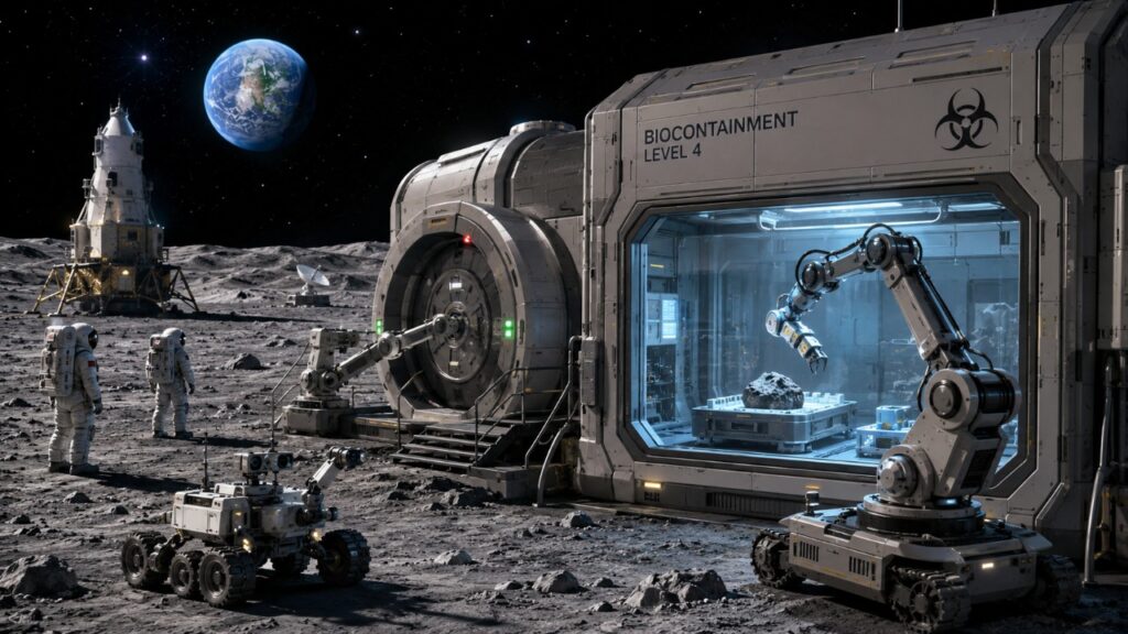 Base lunar da Nasa pode virar a primeira linha de defesa da Terra contra micróbios alienígenas