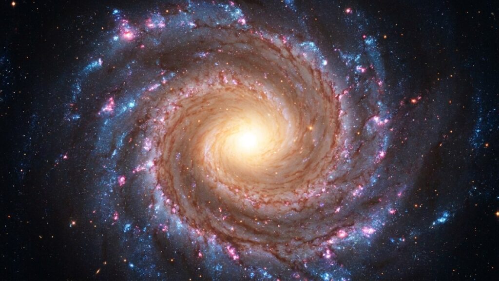 Hubble captura imagem impressionante de galáxia espiral perdendo lentamente o seu futuro
