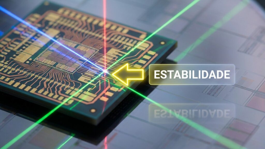 Novo chip transforma a maior fraqueza da computação quântica em uma possível vantagem tecnológica