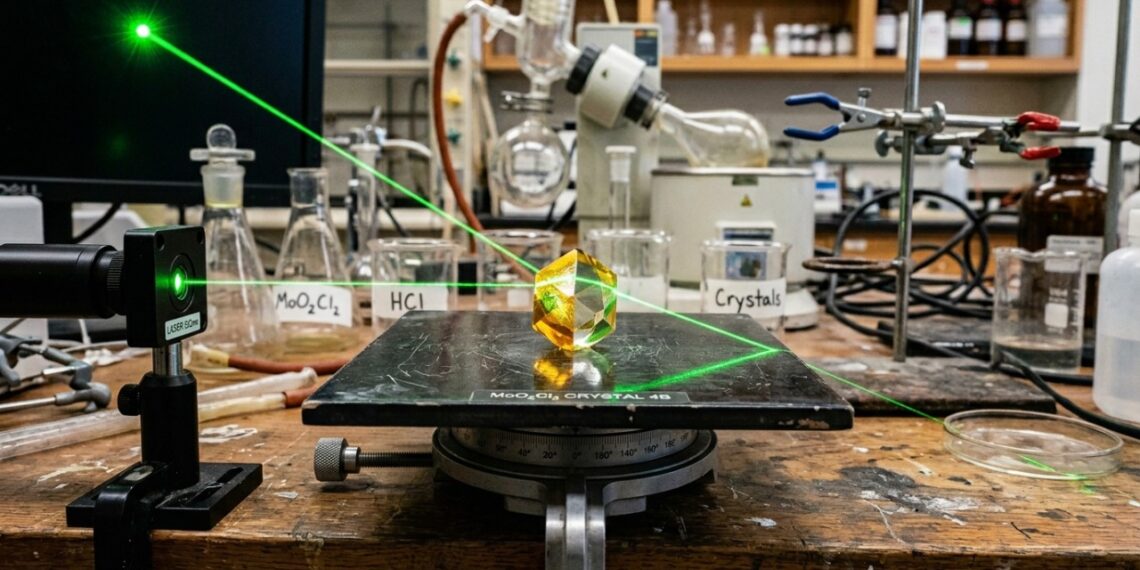 Cientistas identificaram o cristal natural com o maior poder de desviar a luz já registrado e as aplicações são impressionantes