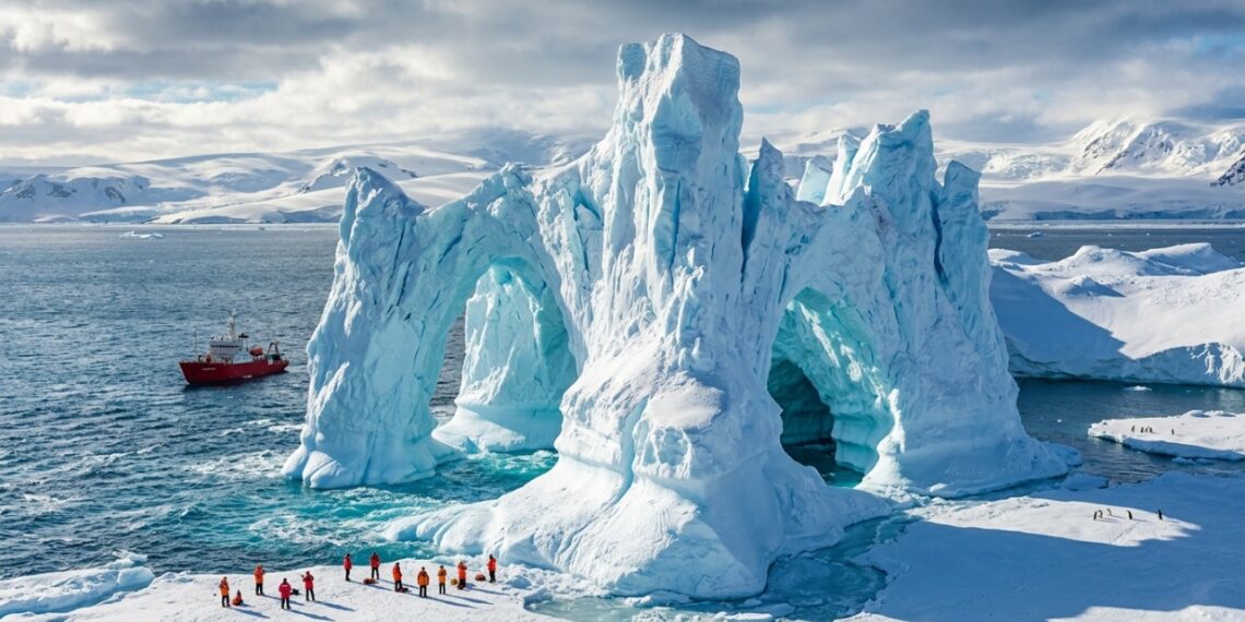 Estrutura gigante escondida sob o gelo da Antártida pode mudar a história do continente