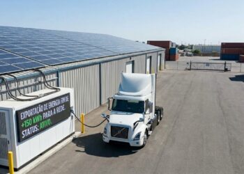 Caminhões elétricos podem virar baterias gigantes e abastecer bairros inteiros