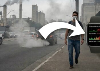 Cientistas usam dados de relógios inteligentes para rastrear efeitos escondidos da poluição do ar na saúde