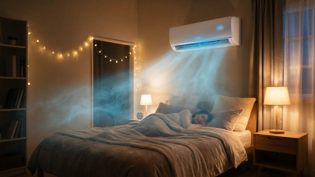 Especialista em climatização surpreende: “deixar o ar-condicionado ligado a noite toda pode gastar menos energia”