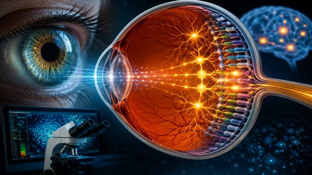 Cientistas descobrem que o olho humano desafia uma antiga regra da visão