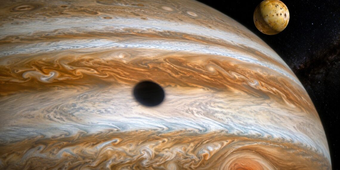 O enorme "círculo preto" flutuando em Júpiter que a NASA descobriu em 2019, com 3540 quilômetros de diâmetro