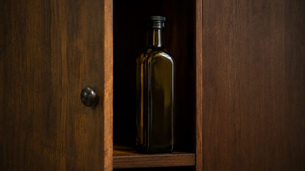 Pare de guardar o azeite perto do fogão dentro da garrafa transparente: essa é a maneira correta de armazenar para preservar o aroma e o sabor frutado