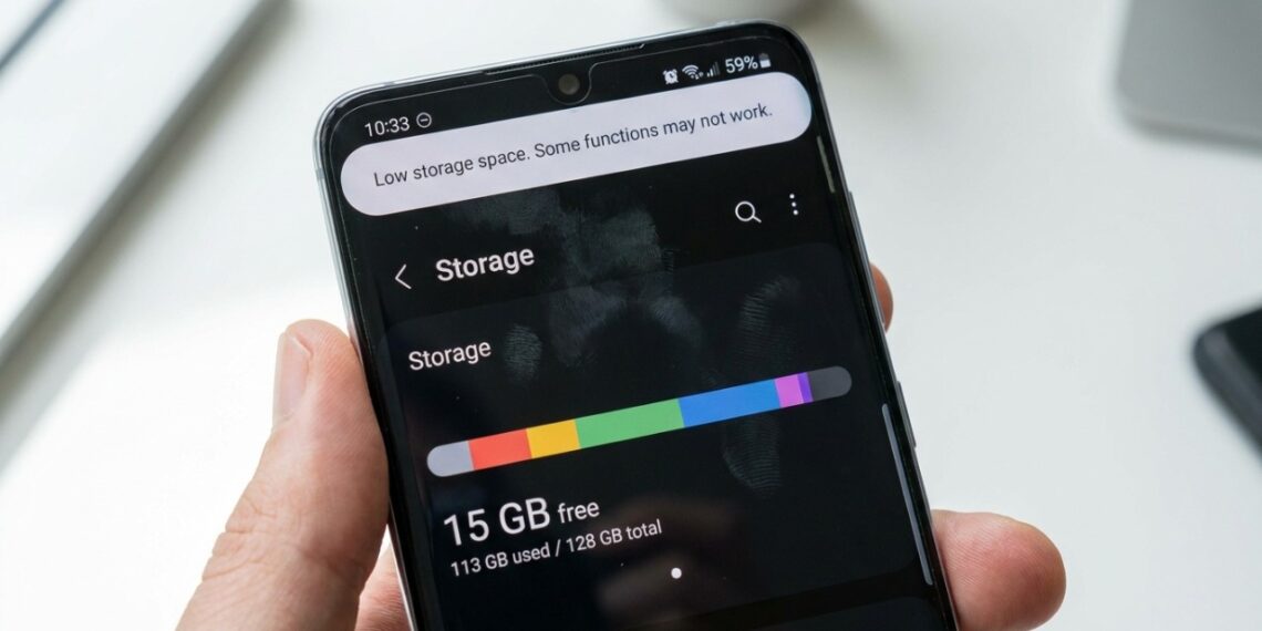 O que fazer quando seu celular fica sem espaço: guia simples libera até 15 GB