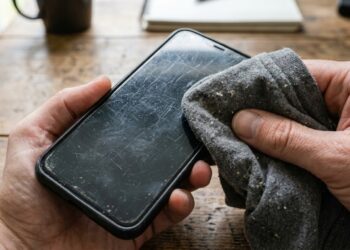 O erro comum de limpar a tela do celular na roupa pode causar danos irreversíveis