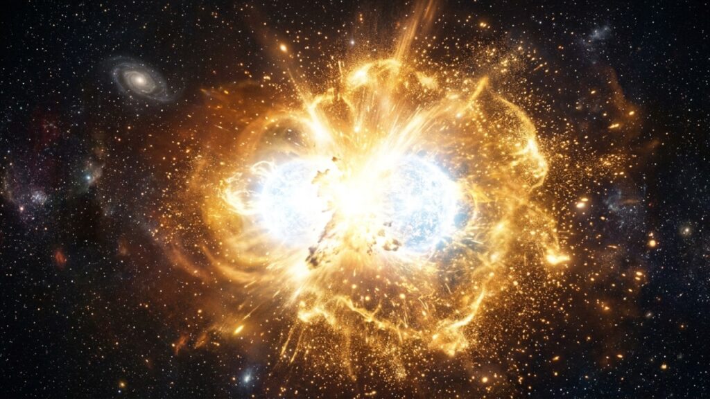IA revela como os elementos mais pesados do universo são formados e surpreende cientistas