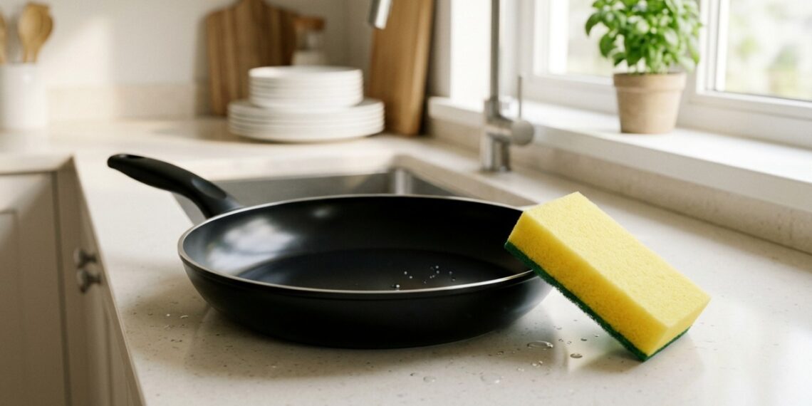 Para que serve a parte áspera da esponja de cozinha clássica, já que ela geralmente risca a panela em vez de limpar melhor?