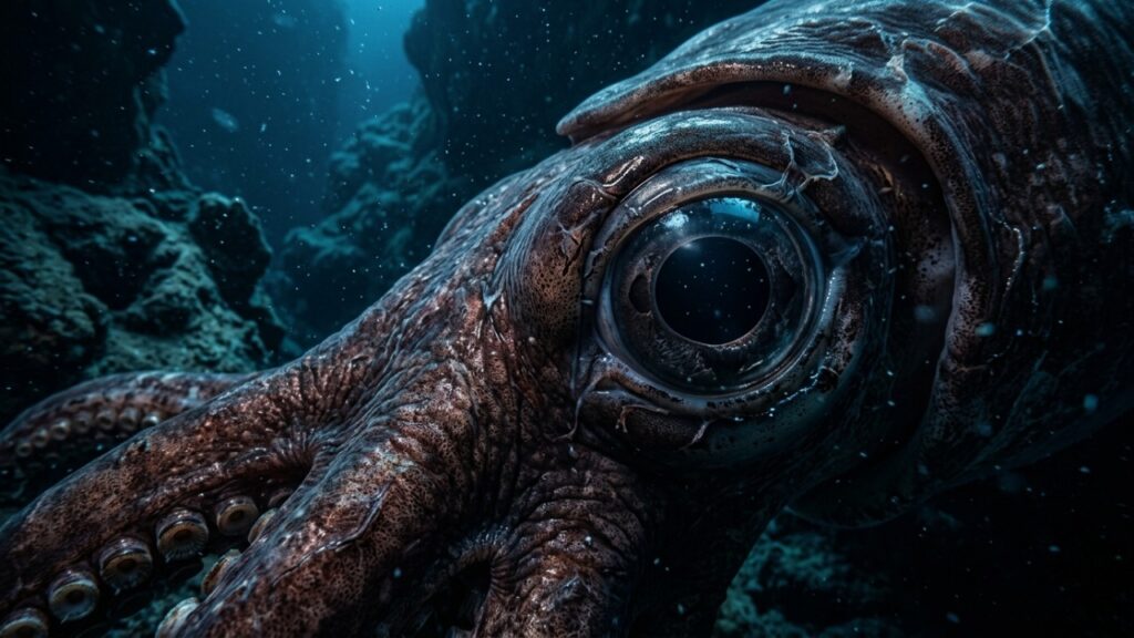 Lula gigante é encontrada no fundo do mar da Austrália e descoberta impressiona cientistas