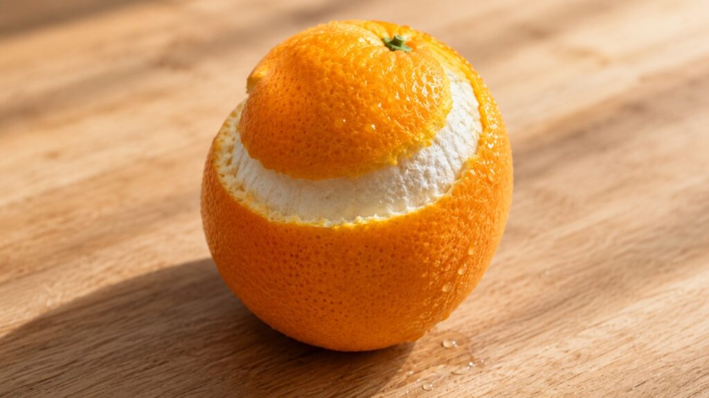 Todo mundo só come a polpa da laranja, mas a melhor parte está na casca