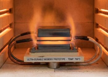 Novo chip de memória resiste a calor mais alto que lava e pode mudar o futuro da IA