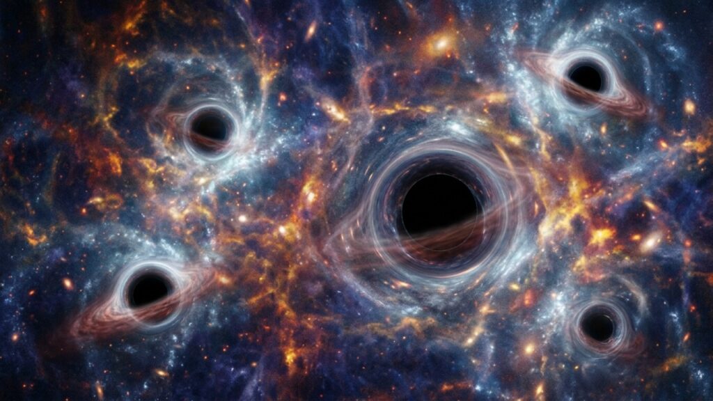 Buracos negros antigos podem ter sobrevivido a uma era cósmica antes do Big Bang