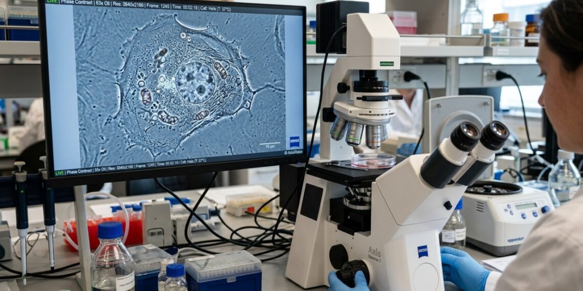 Microscópio revolucionário de Stanford revela células vivas em detalhes impressionantes
