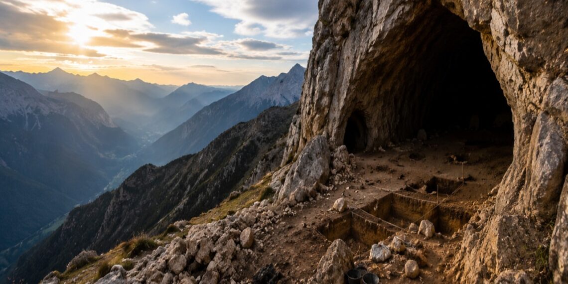 Arqueólogos Descobrem Caverna Pré-histórica em Montanha Repleta de Misterioso Mineral Verde