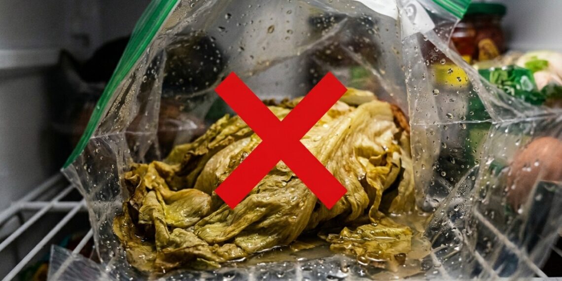 Pare de guardar a alface molhada no saco plástico fechado na geladeira: essa é a maneira correta de secar as folhas e armazenar em pote forrado para preservar a textura crocante