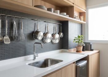 Nem armário aberto nem prateleira cheia: a opção mais prática para cozinha pequena em 2026