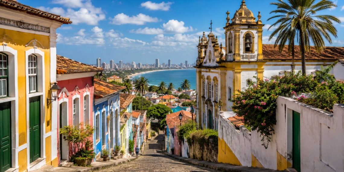 Ladeiras coloridas, uma igrejinha do século XVI e vista para o mar: o charme da cidade mais cobiçada de Pernambuco