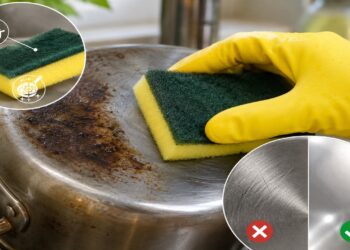 Para que serve o lado áspero da esponja de cozinha, já que ele geralmente risca a panela em vez de limpar melhor?