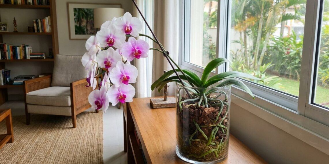 A orquídea não precisa de mimo demais: o pulo do gato está na rega sem água parada