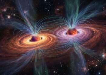 Campos magnéticos podem resolver um antigo mistério sobre como estrelas binárias se formam no universo