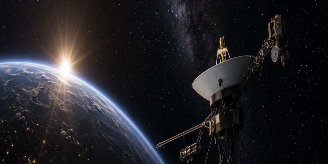 A Voyager 1 está prestes a se tornar o primeiro objeto feito pelo homem a alcançar um dia-luz completo de distância da Terra, quase 50 anos depois de deixar nosso planeta para trás