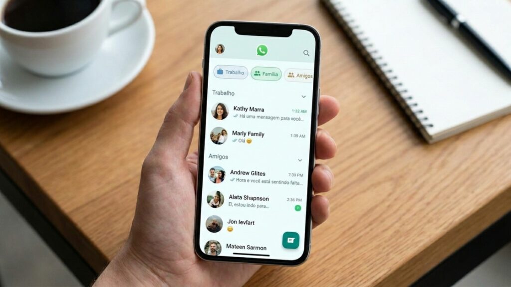 Organizar a tela inicial do WhatsApp do seu jeito ficará fácil com esta função