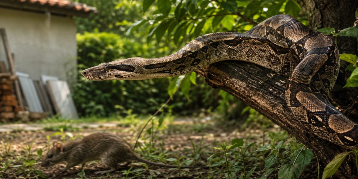 A serpente brasileira que assusta no quintal, mas ajuda a controlar roedores e manter o equilíbrio da natureza