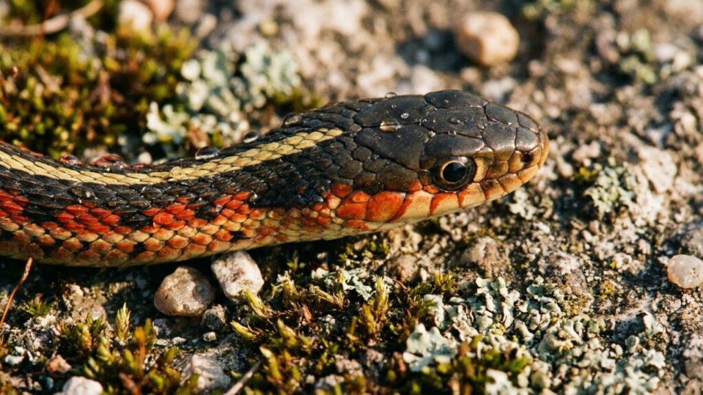 Dezenas de milhares de cobras emergem do subsolo simultaneamente após o inverno. Esse espetáculo natural ocorre anualmente em Manitoba.