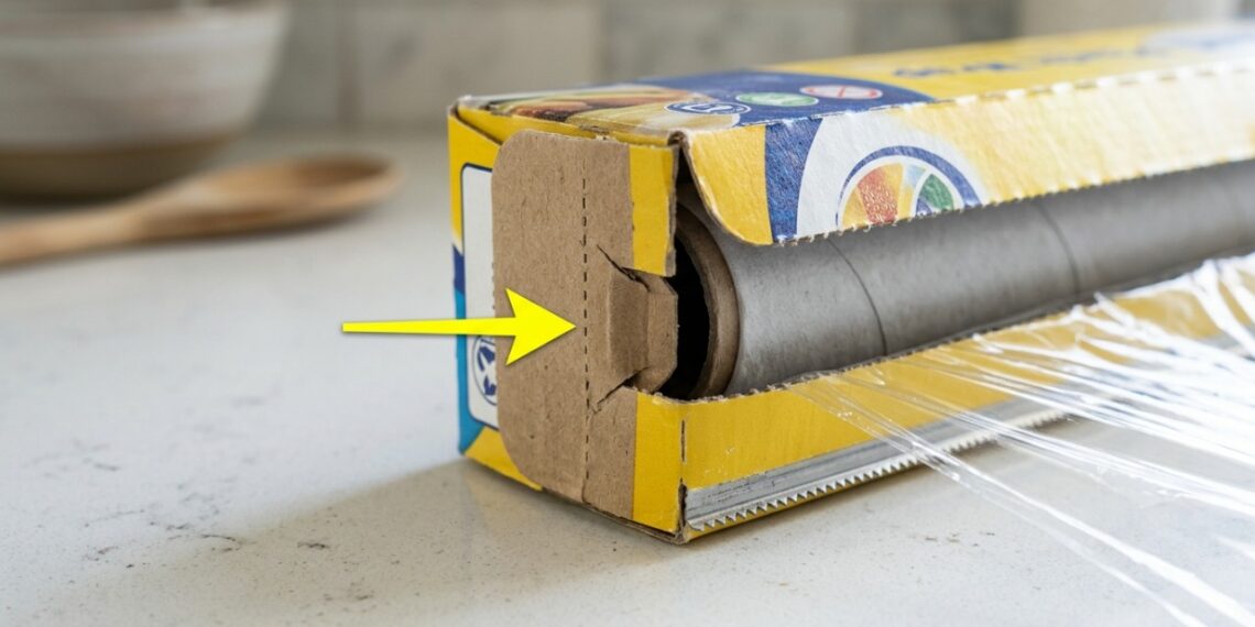 Pouca gente sabe, mas a aba lateral da caixa de papel-filme tem uma função muito mais útil do que parece
