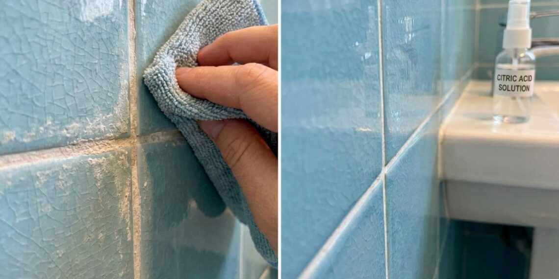 Esqueça o vinagre: este truque simples remove manchas de calcário sem deixar cheiro forte
