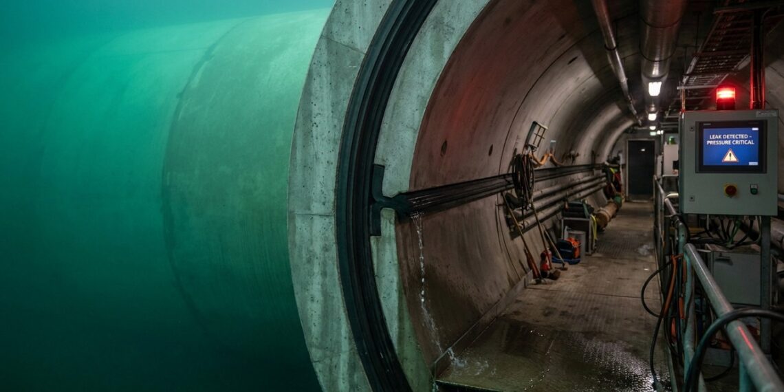 Sob o oceano, esta falha invisível pode enfraquecer túneis submarinos antes do esperado