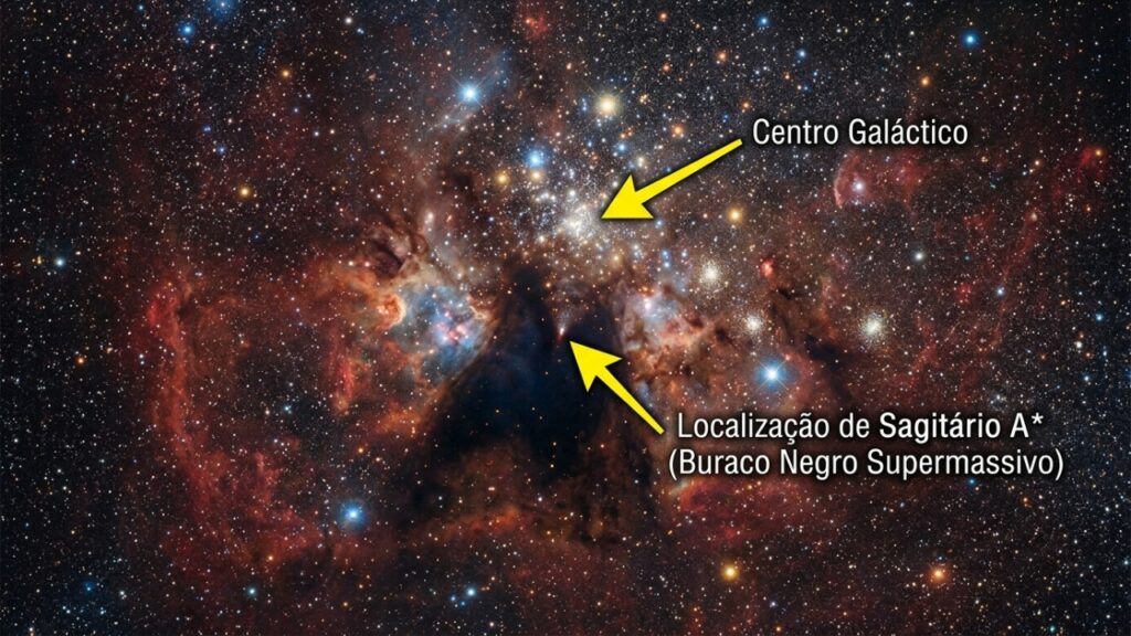 Depois de 50 anos, astrônomos finalmente descobriram o que o buraco negro da Via Láctea estava escondendo