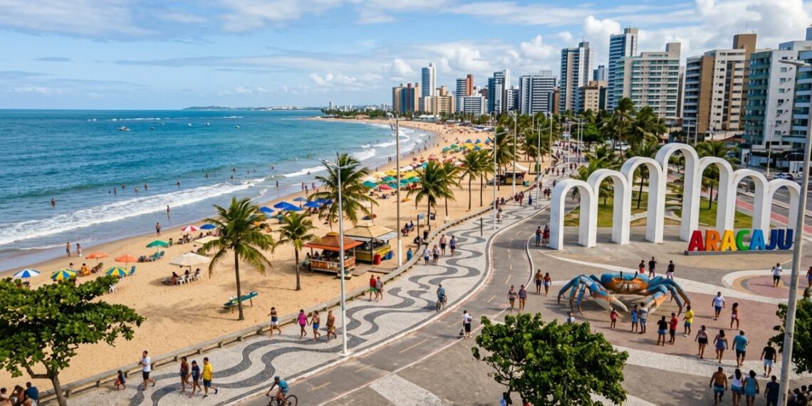 A menor capital do Nordeste tem 6 km de orla planejada e o mar mais calmo da região