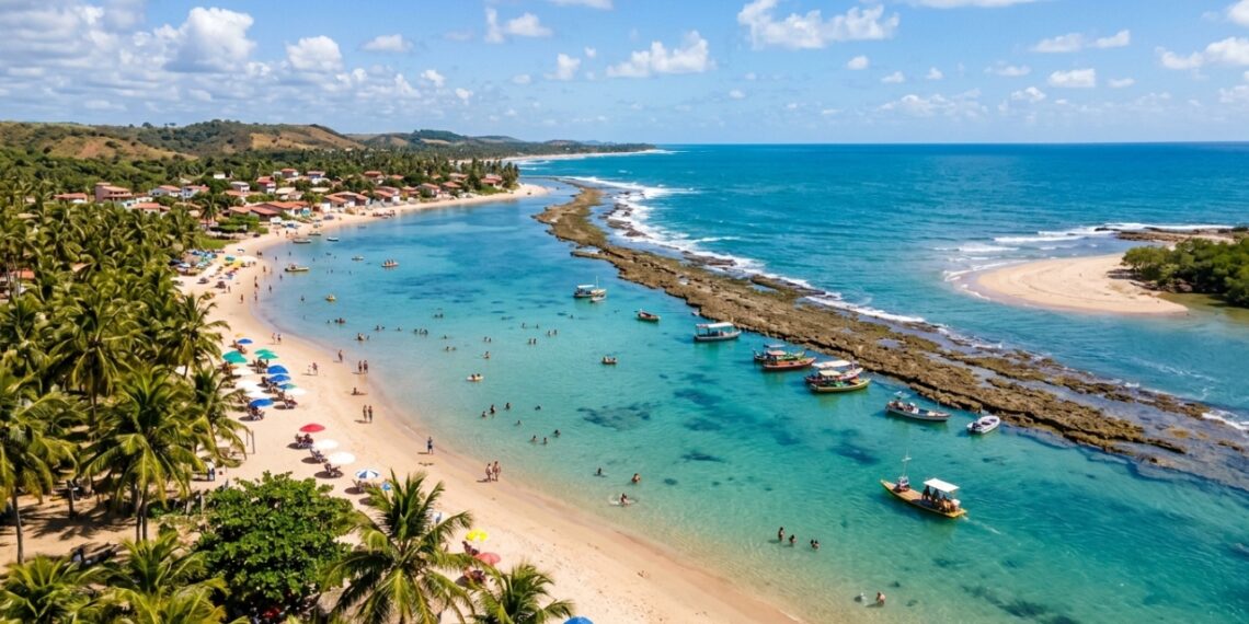Lagoas azuis que encontram o mar aberto e extensas faixas de coqueirais: o refúgio escondido fascina turistas com mistérios coloniais
