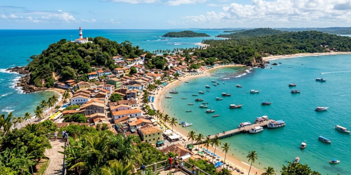 Um município feito de 26 ilhas que guarda Morro de São Paulo, Boipeba e a primeira fachada barroca do Brasil: o arquipélago baiano a 60 km de Salvador