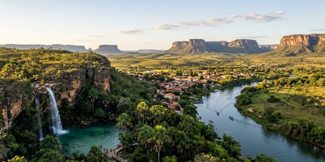 Nome imperial e águas colossais no Maranhão: porta de entrada da Chapada das Mesas esconde o paraíso secreto das maiores cachoeiras vivas