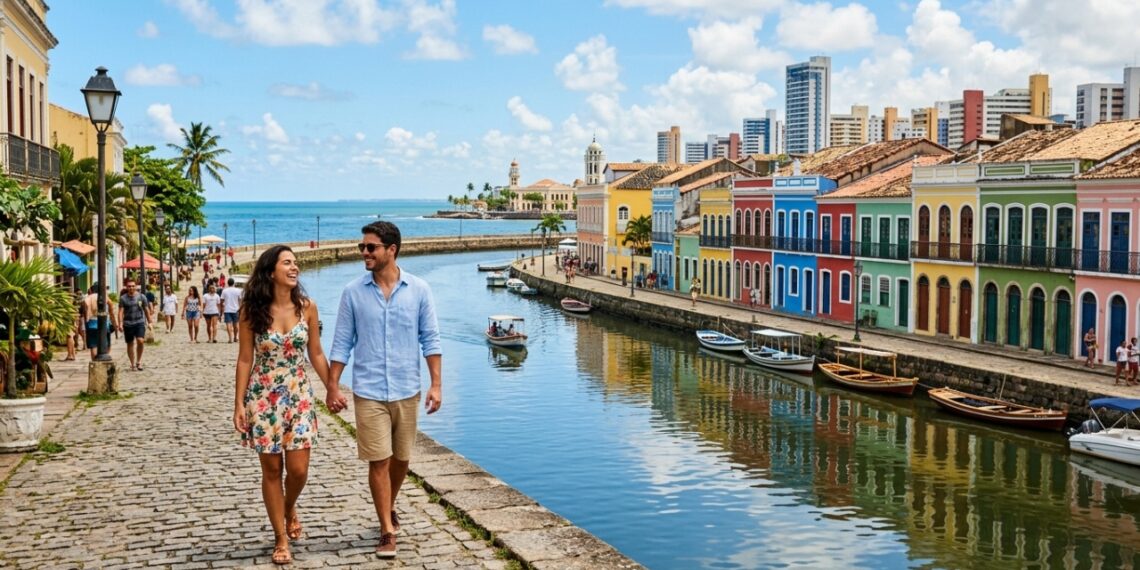 A Veneza Brasileira tem dezenas de pontes e abriga a primeira sinagoga das Américas de onde saíram os fundadores de Nova York