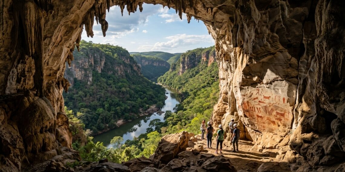 Parque no norte mineiro guarda segredos épicos: gruta tão vasta que caberia um avião lá dentro e a maior estalactite do planeta estão aqui